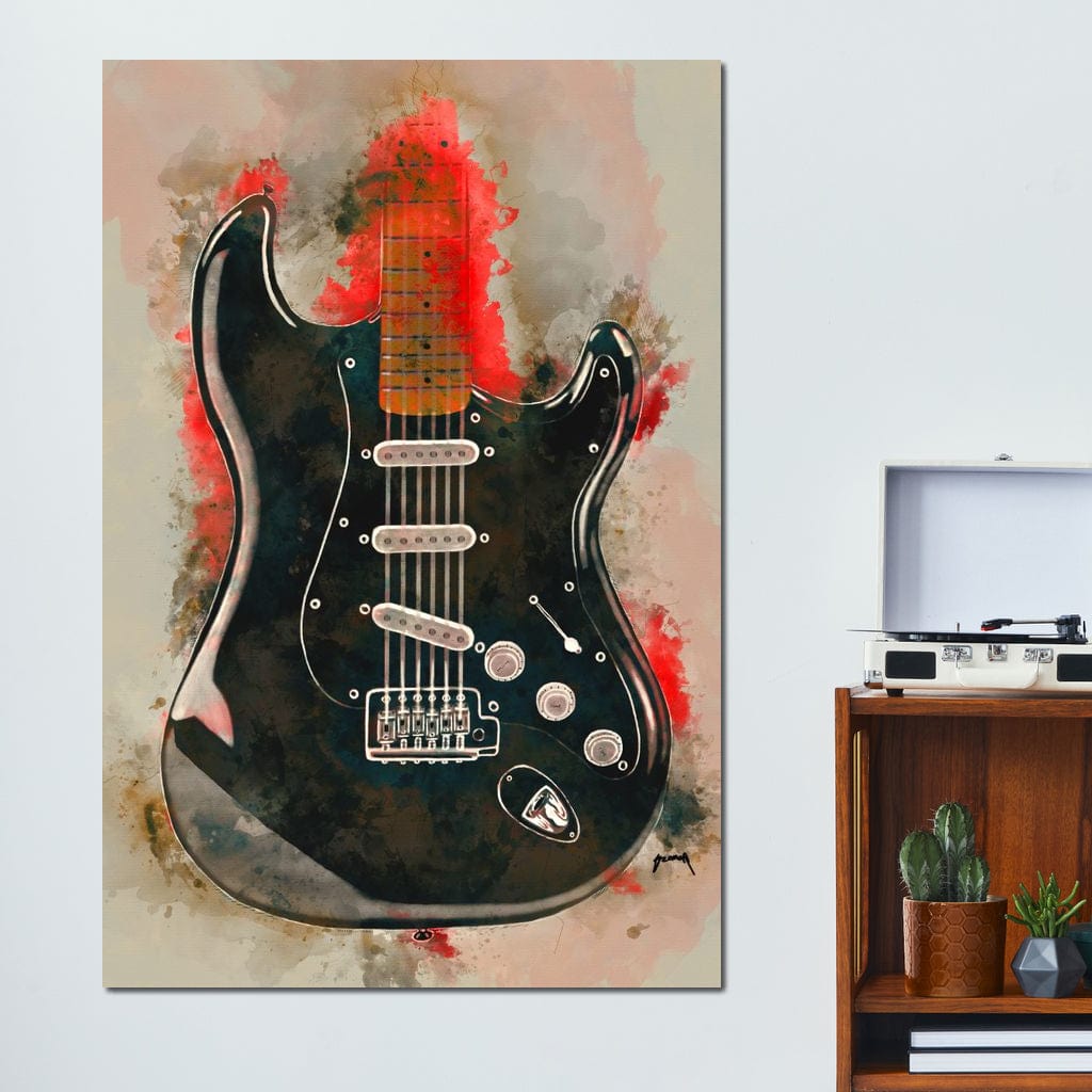 David Gilmour's Guitar Canvas Wall Art