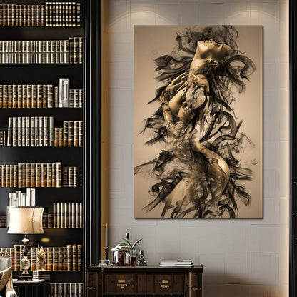 The Smoke Collection 01 Canvas Wall Art
