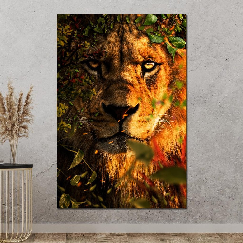 The Great King Canvas Wall Art
