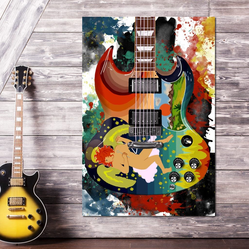 Eric Clapton's Solid Guitar Canvas Wall Art