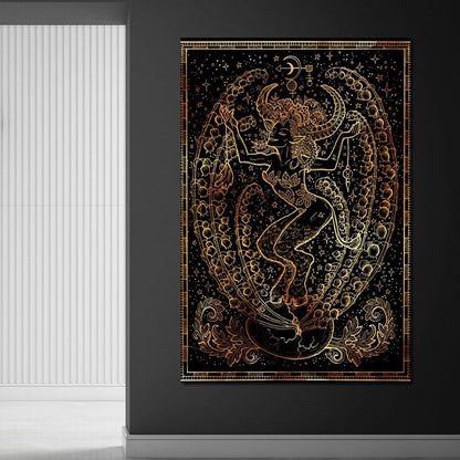 Zodiac sign Taurus Canvas Wall Art