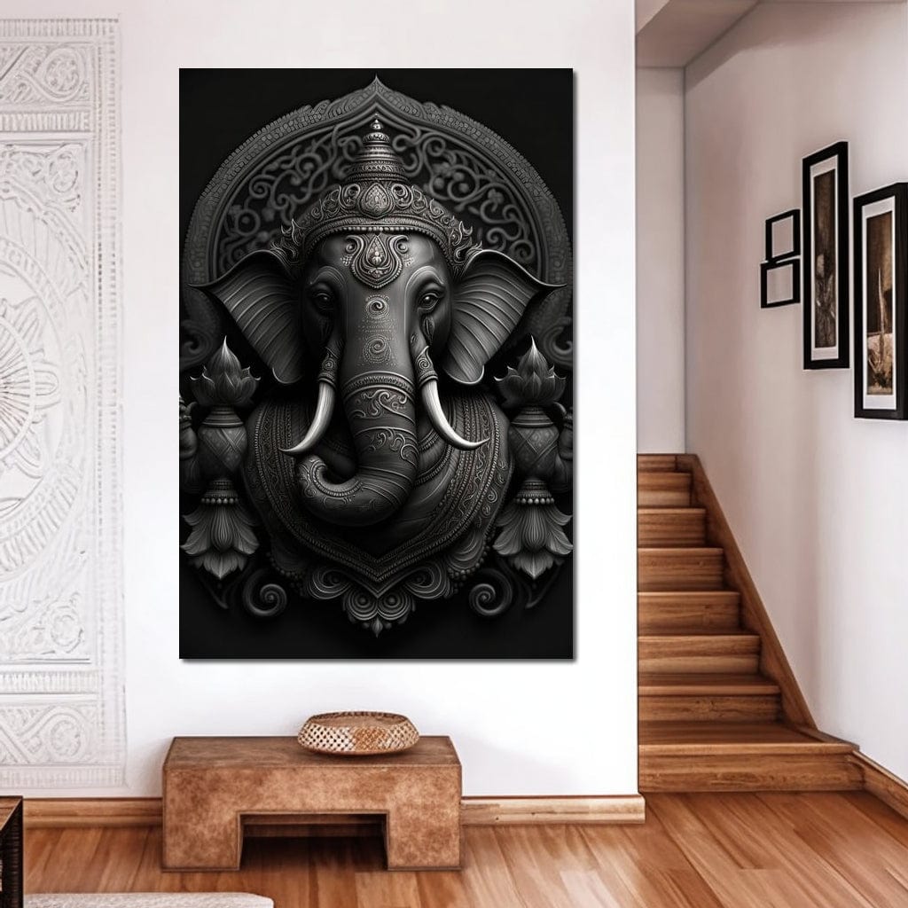 Ganesha's Might Canvas Wall Art