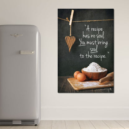 Kitchen Quote Canvas Wall Art