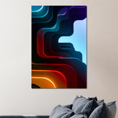 Abstract Architecture 01 Canvas Wall Art