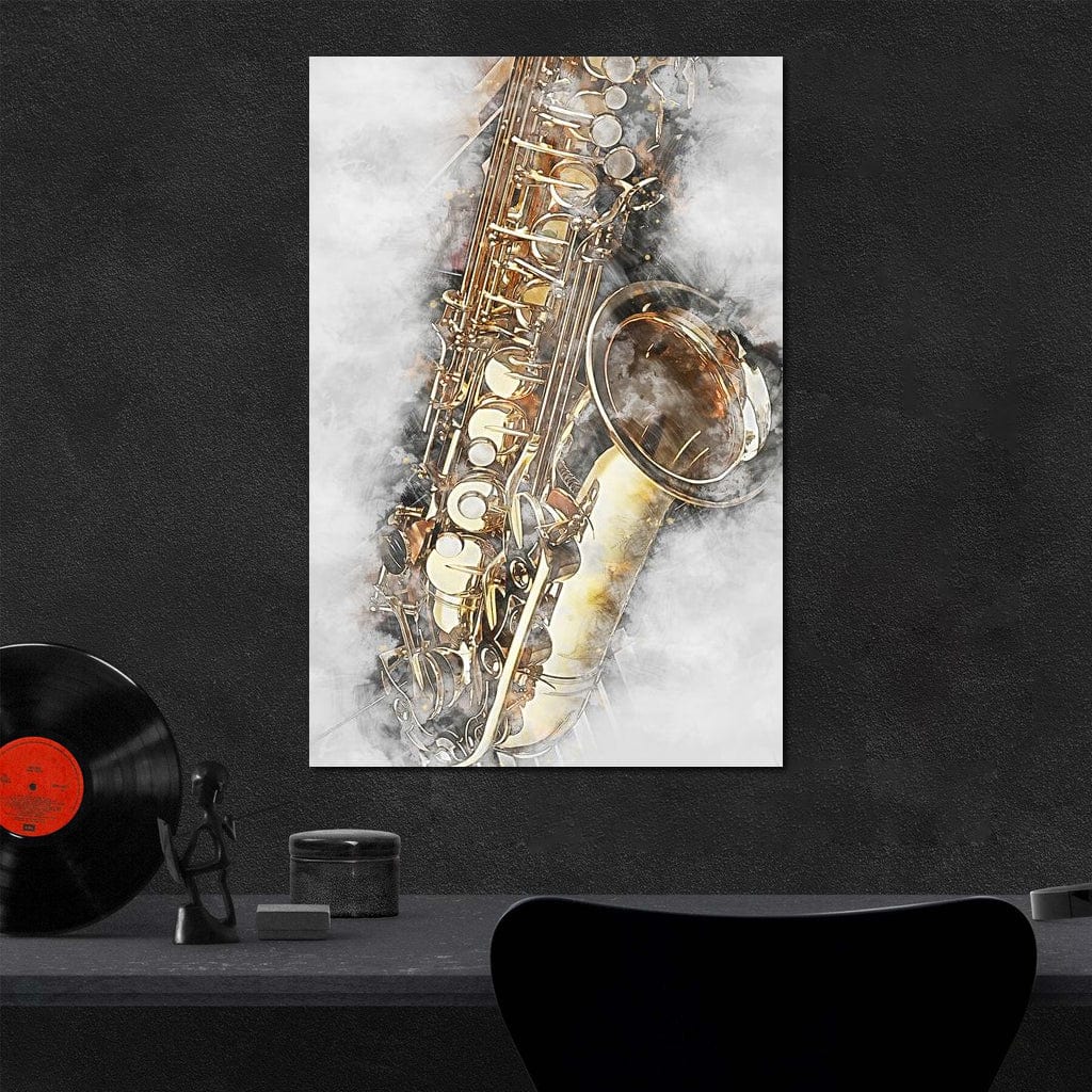 Saxophone - Mateo Canvas Wall Art