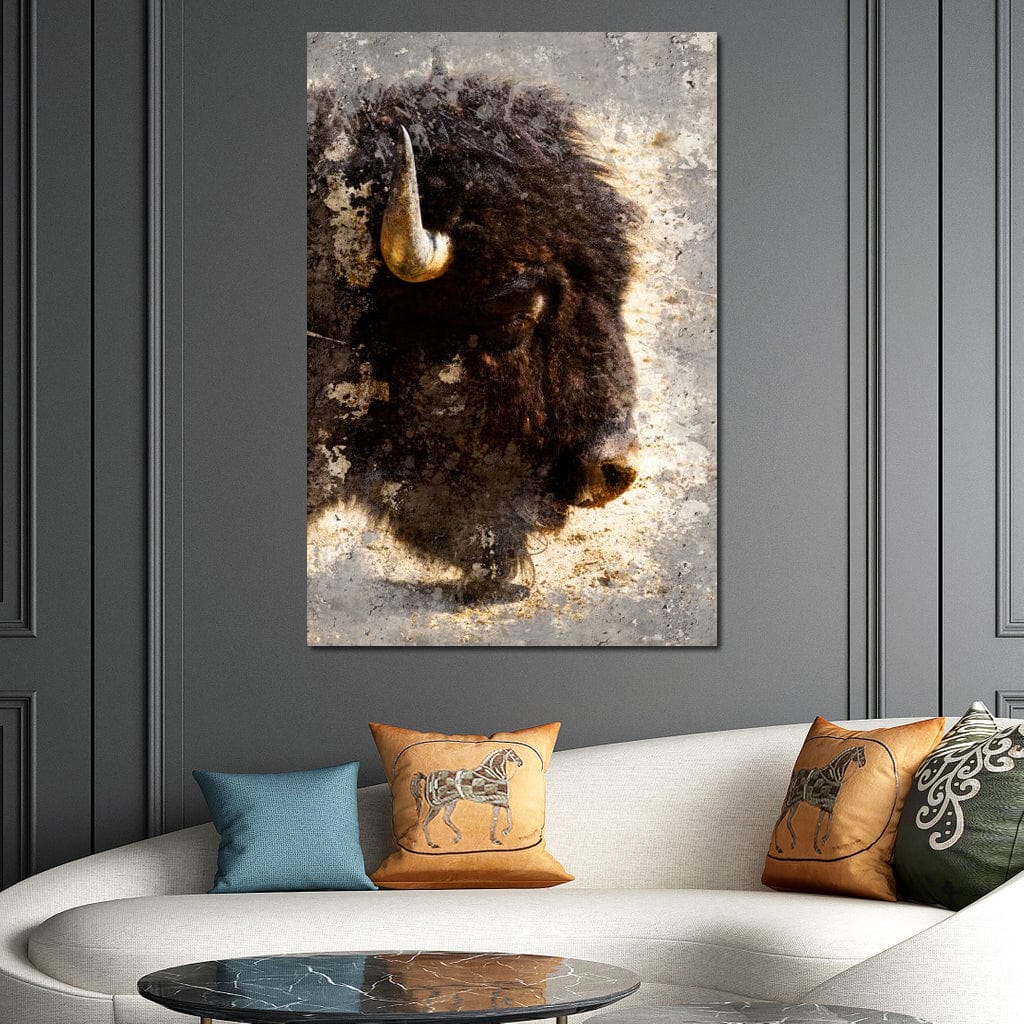 American Bison Canvas Wall Art