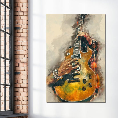 Slash's Electric Guitar Canvas Wall Art