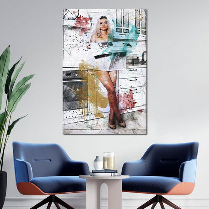 Morning News Canvas Wall Art