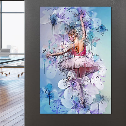 Floral Dance Canvas Wall Art
