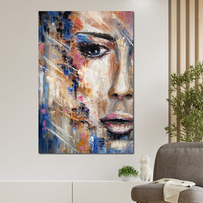 Lady M Portrait Canvas Wall Art