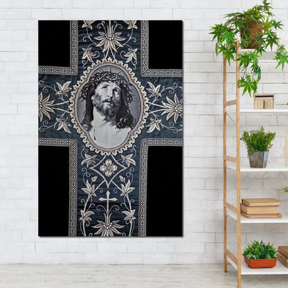 Jesus Christ Cross Canvas Wall Art