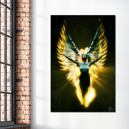 Angel Wings in Awe - G'n Art Canvas Wall Art