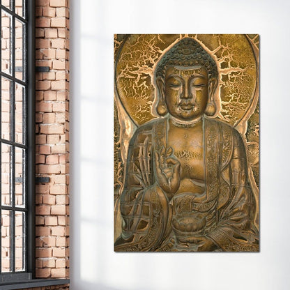 Buddhist Mural Canvas Wall Art