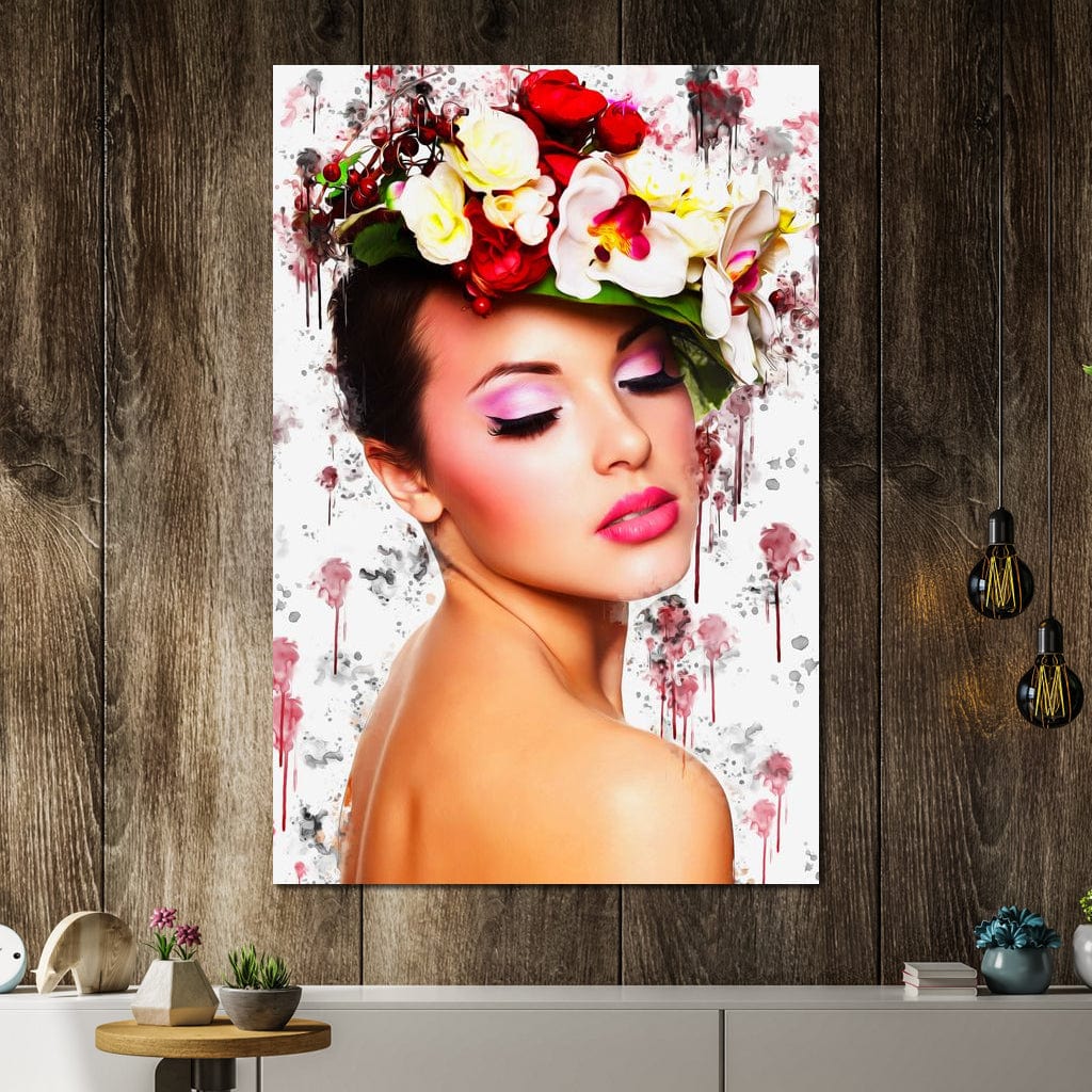 Flower Devine MixArt Canvas Wall Art