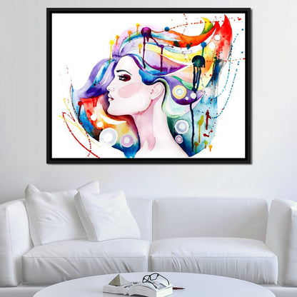 Rosie Portrait Canvas Wall Art