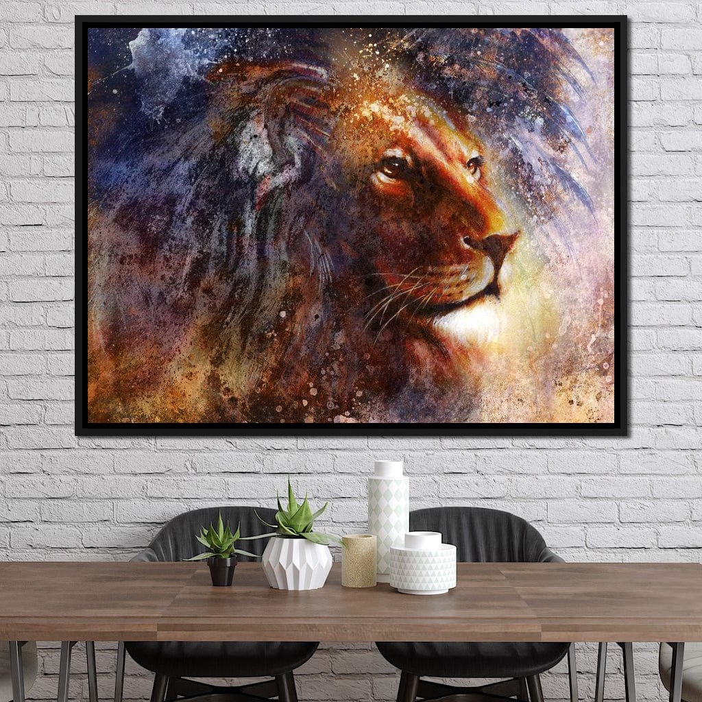Glory Lion Canvas Wall Art