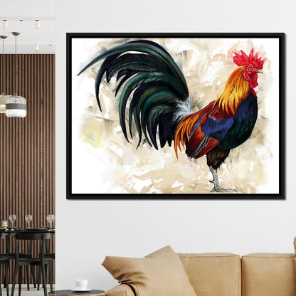 Rooster Canvas Wall Art