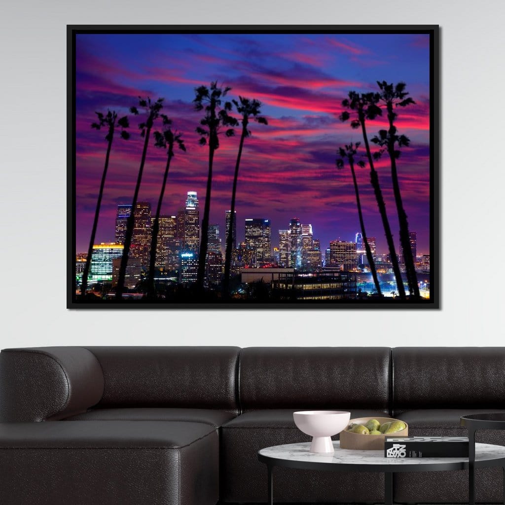 Downtown LA Canvas Wall Art