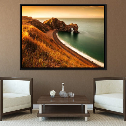Sunset Beach Canvas Wall Art