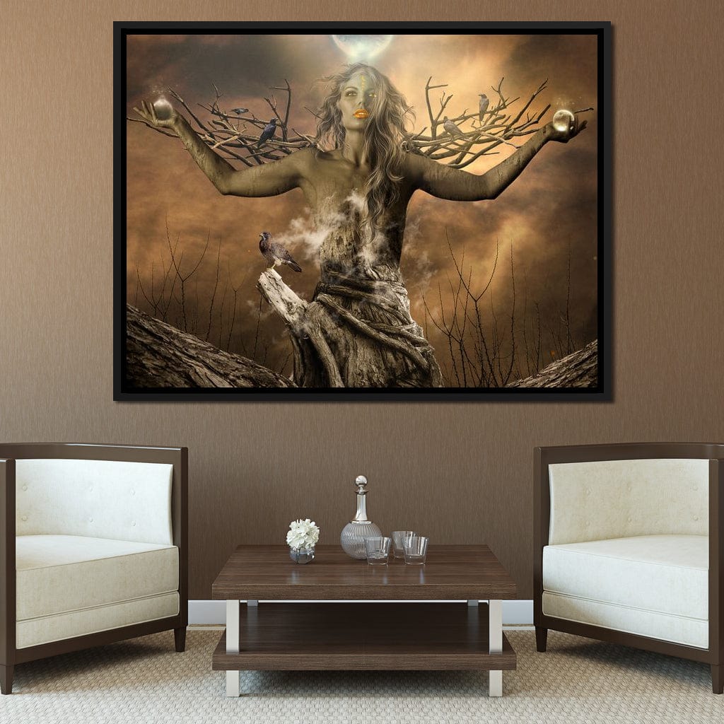 Tree Shaman Canvas Wall Art
