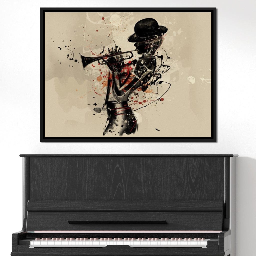 Trumpeter Canvas Wall Art