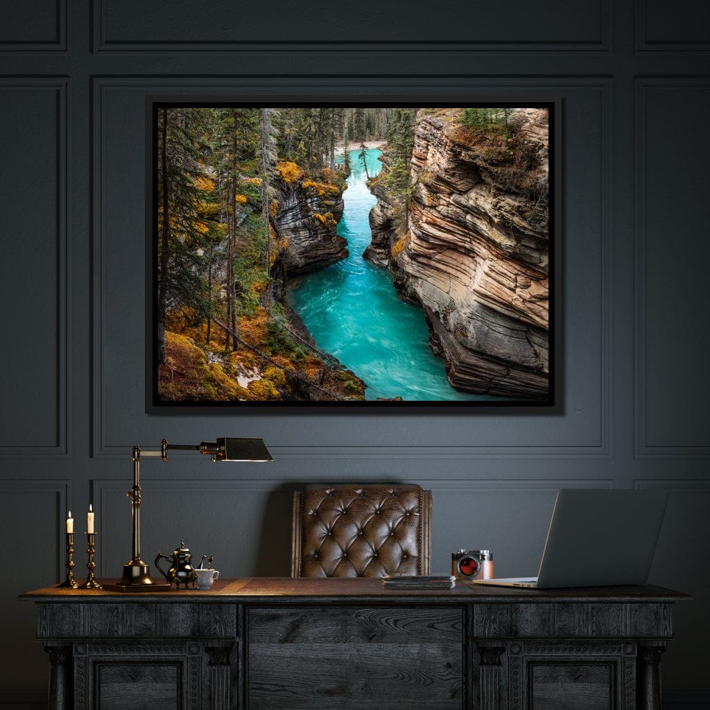 Athabasca Falls Canvas Wall Art