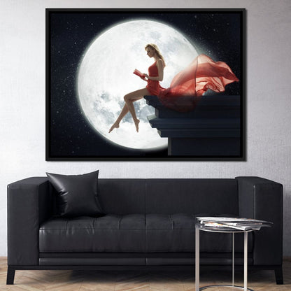 Moon Dreamer Canvas Wall Art