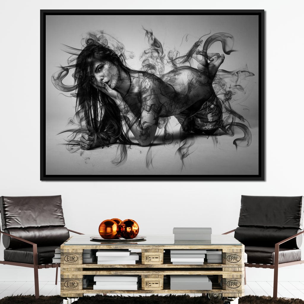 The Smoke Collection 09 Canvas Wall Art