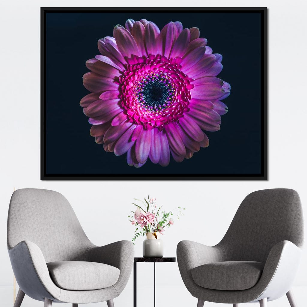 Purple Petals Canvas Wall Art