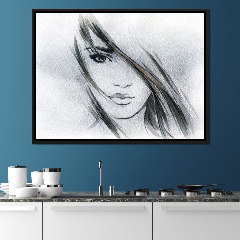Fanny Portrait Canvas Wall Art