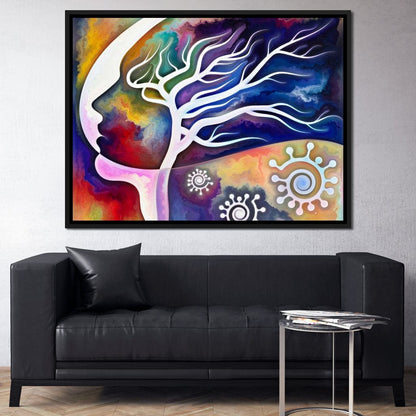 Mind Tree Canvas Wall Art