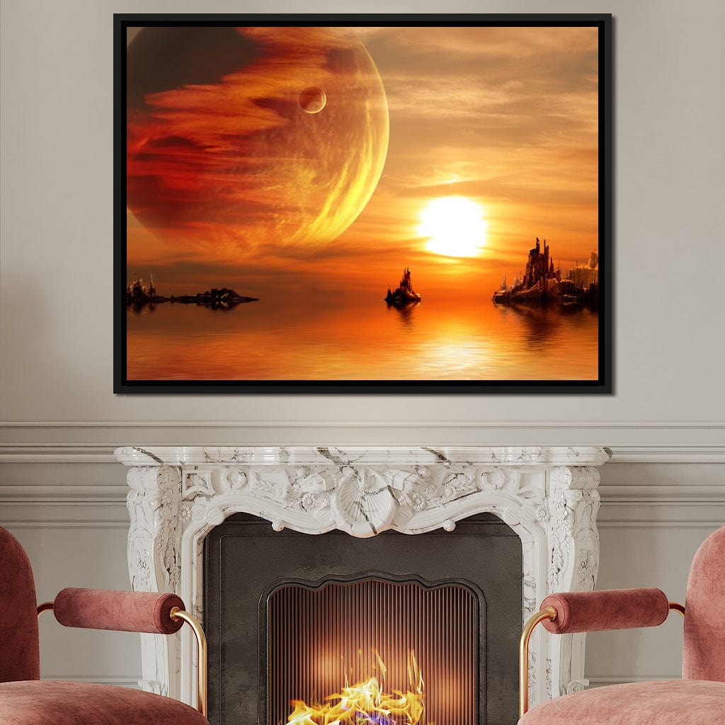 Otherworldly Scenery Canvas Wall Art