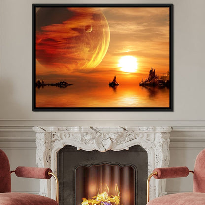 Otherworldly Scenery Canvas Wall Art