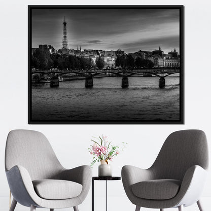 Paris in Black & White 7 Canvas Wall Art