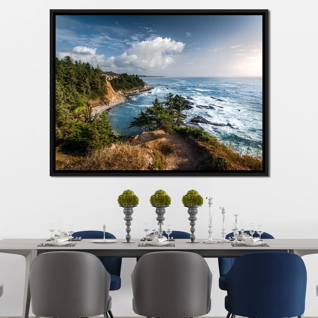 Blue Coast Canvas Wall Art