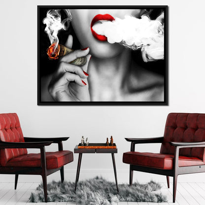 Hustle Never Sleeps Canvas Wall Art