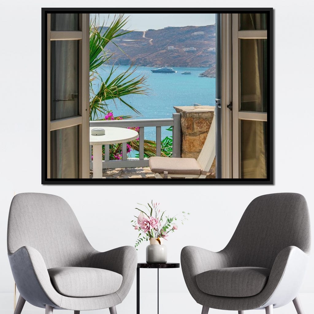 My Mykonos Canvas Wall Art
