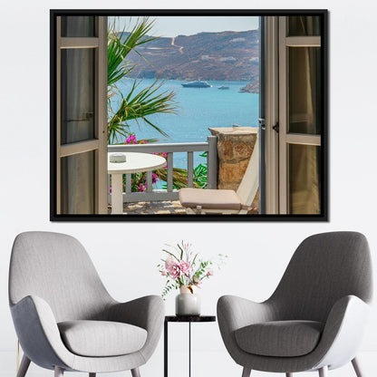 My Mykonos Canvas Wall Art