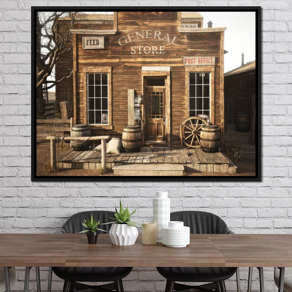 General Store Canvas Wall Art