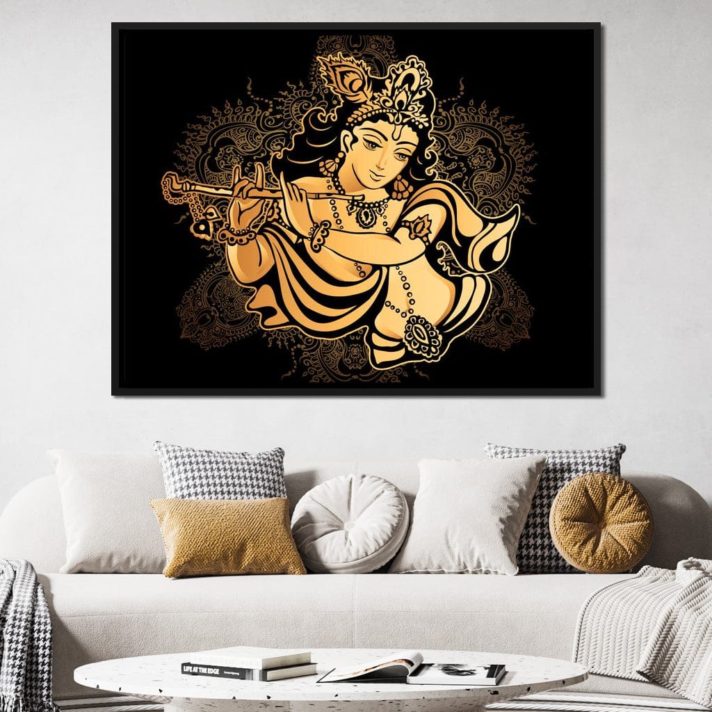 Hare Krishna Canvas Wall Art