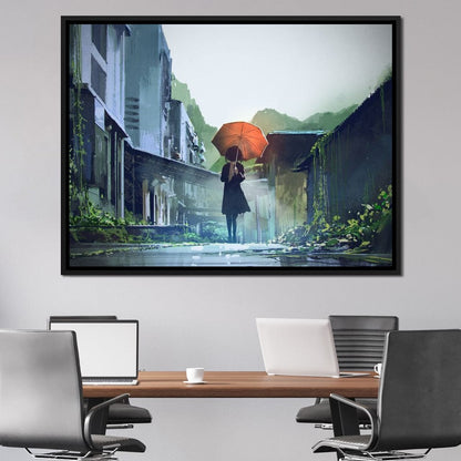 Abandoned Streets Canvas Wall Art