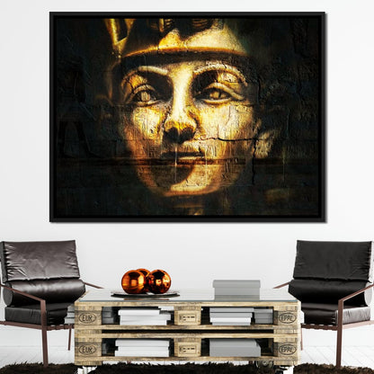 Pharaoh Tutankhamun Canvas Wall Art