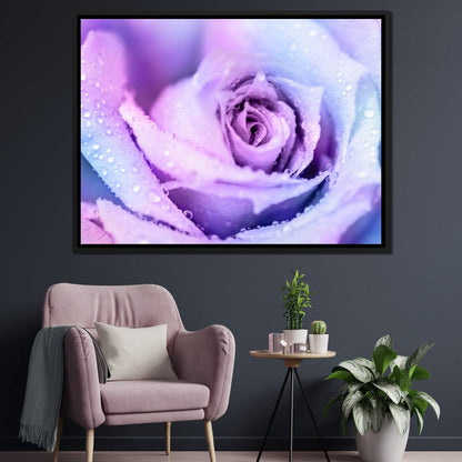 Winter Rose Canvas Wall Art