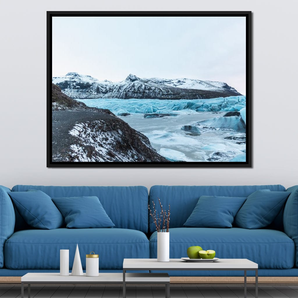 Svinafellsjokull Glacier Canvas Wall Art