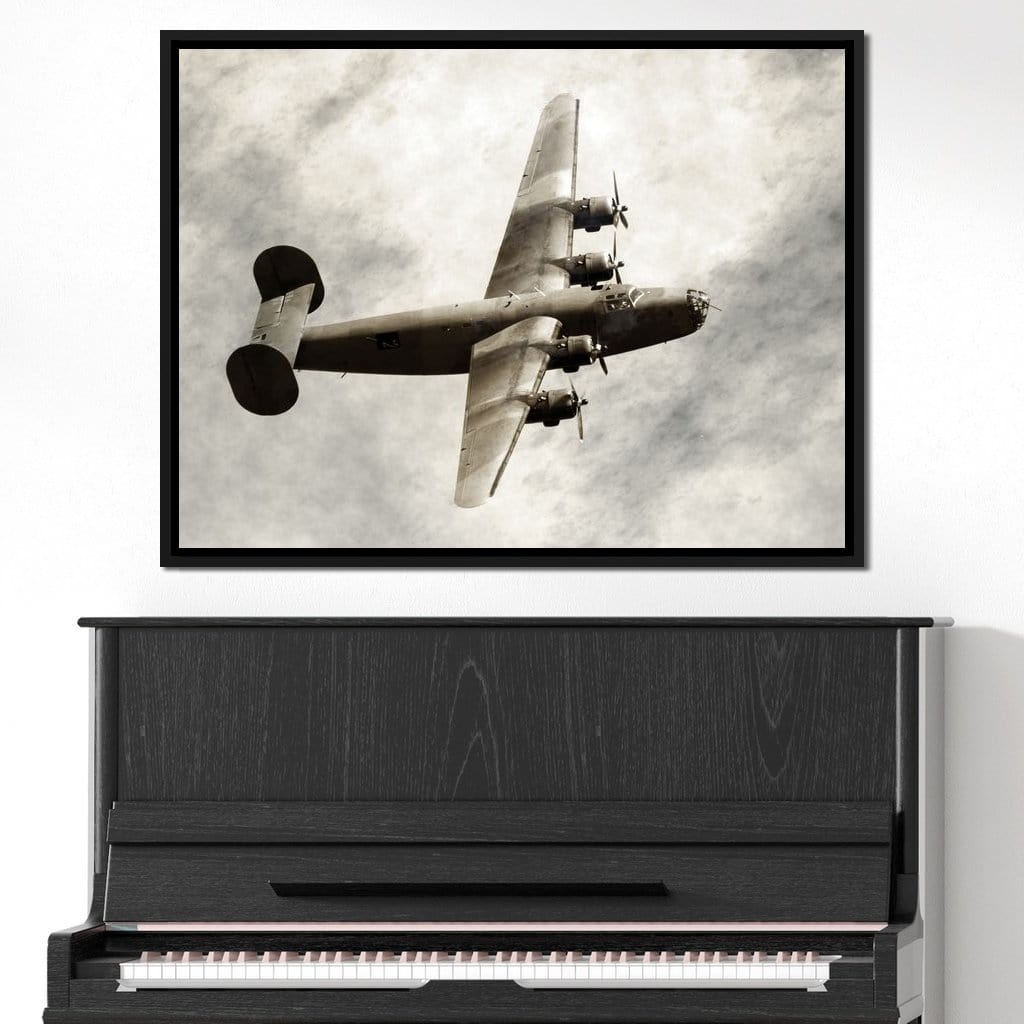 B-24 Bomber Canvas Wall Art