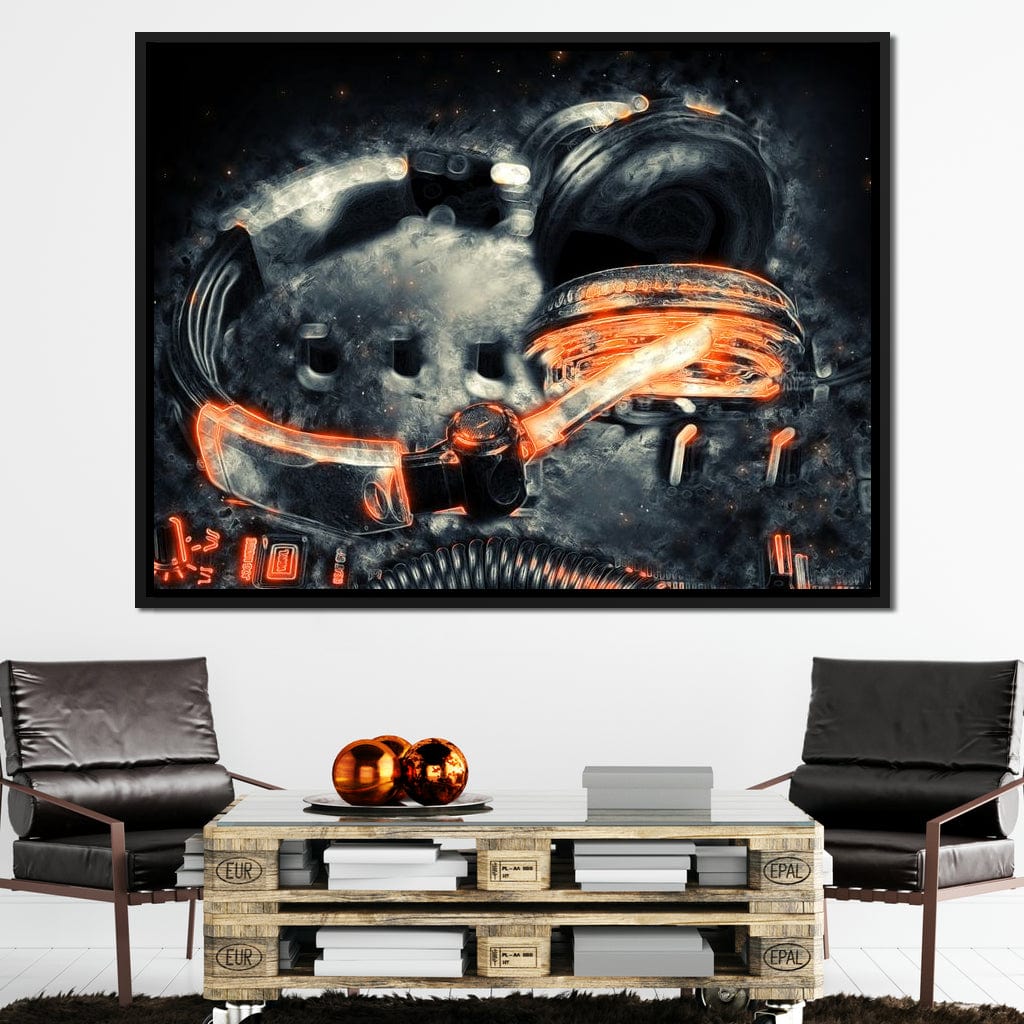 Neon Beats Canvas Wall Art