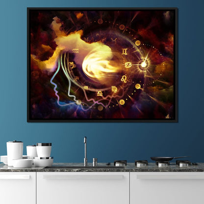 Astrology Profile Canvas Wall Art