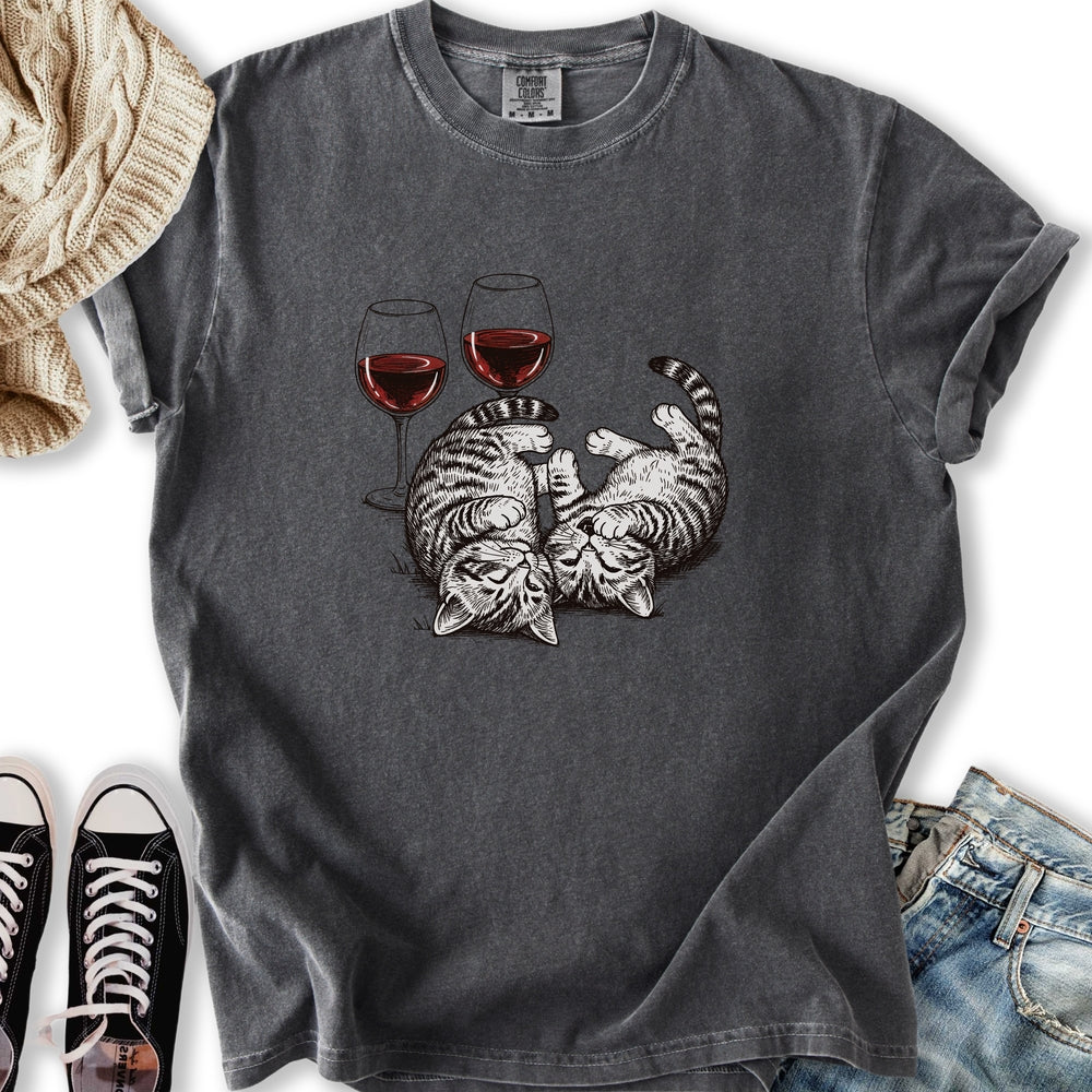 Red Wine Kittens Relaxed Tee