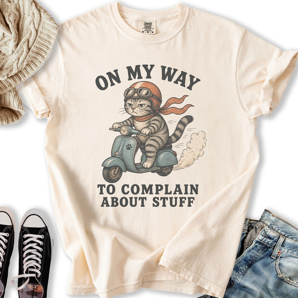 Complain About Stuff Cat Relaxed Tee
