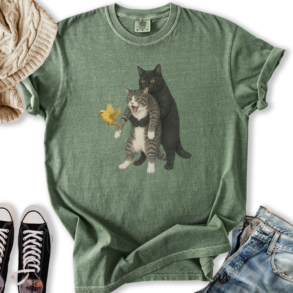 Cat Heimlich Maneuver II Relaxed Tee
